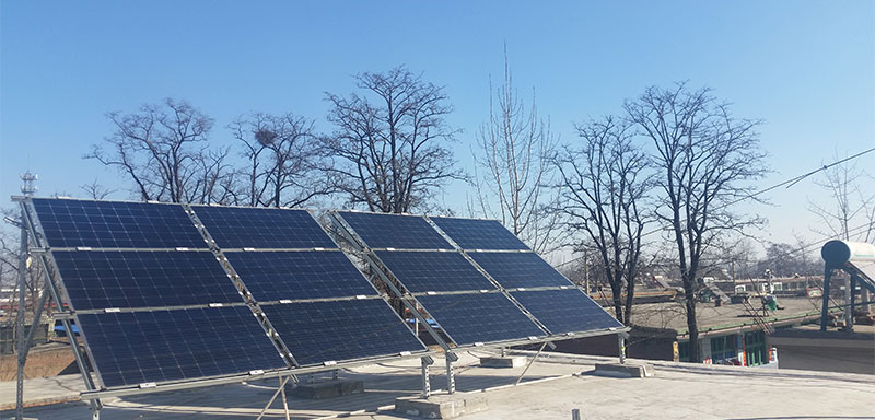 中国·金沙检测线路js69官方网站-N型“熊猫”居民分布式双面发电电站